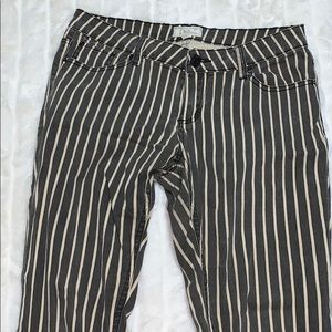 Stripped Skinny Jeans